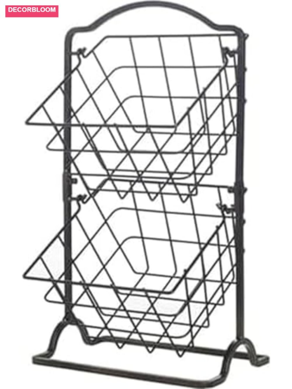 Mikasa General Store 2-Tier Metal Countertop Fruit Storage Basket